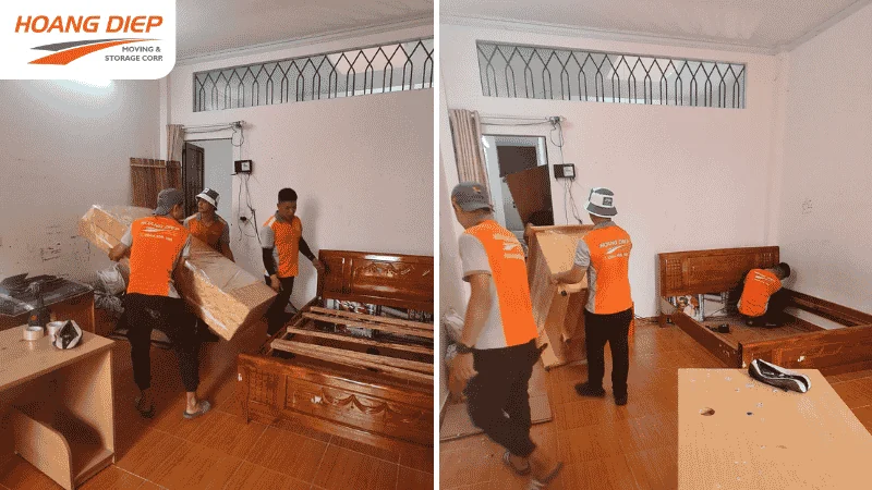 Vận tải Hoàng Diệp tháo dỡ đồ đạc khi chuyển nhà