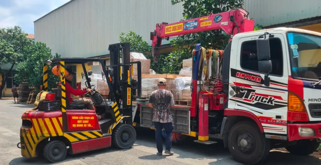 dịch vụ nâng hạ hàng hoá chuyên nghiệp nhanh chóng