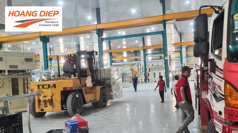Đội thi công di dời chuyên nghiệp từ Vận Tải Hoàng Diệp