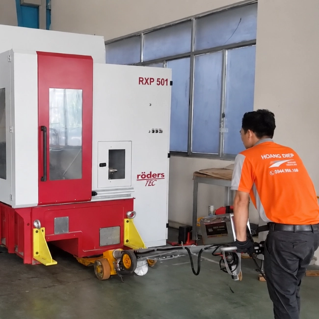 dự án di dời máy cnc RXP 501 tại Bình Tân