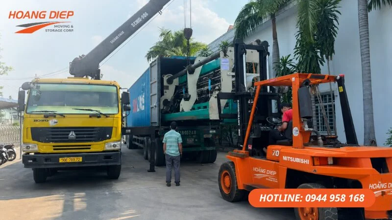 Hoàng Diệp thi công đóng rút máy móc & thiết bị công nghiệp