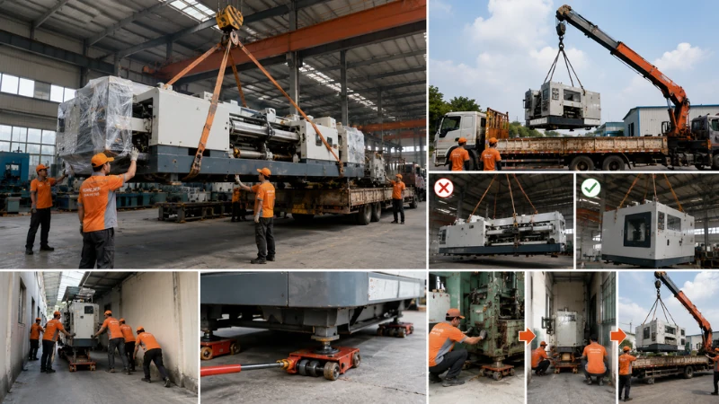 kích thước máy và tâm tải quyết định độ khó khi thi công nâng hạ