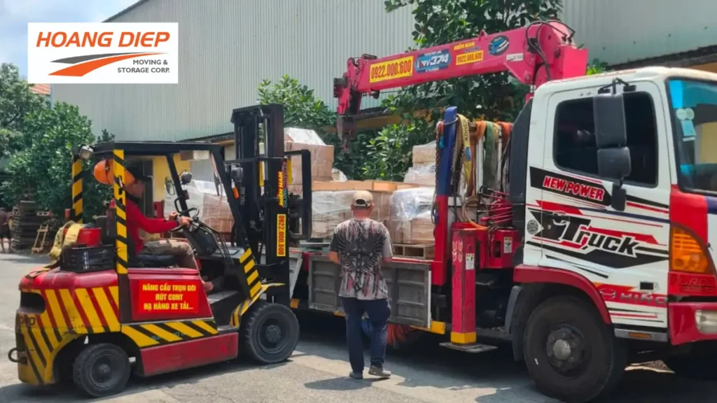 năng lực thi công di dời máy móc thiết bị của Hoàng Diệp tại Đồng Nai