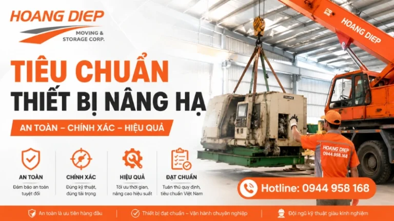 Các tiêu chuẩn thiết bị nâng hạ cần quan tâm