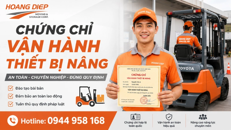 Tìm hiểu chi tiết chứng chỉ vận hành thiết bị nâng là gì