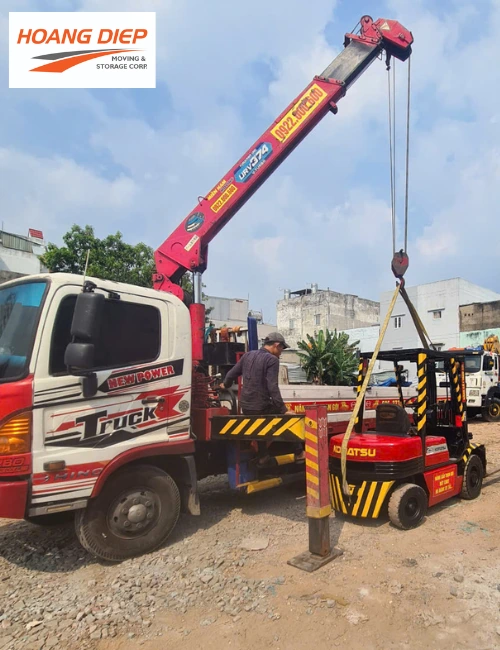 Trạng thiết bị tại Vận Tải Hoàng Diệp