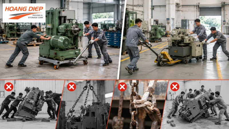 Tự di dời gặp nhiều rủi ro cho các thiết bị