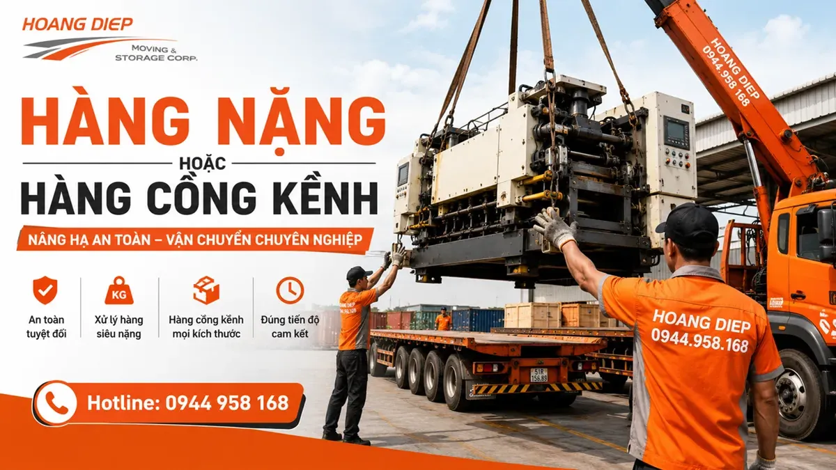 Xe cẩu rút thiết bị nặng khỏi container tại khu công nghiệp