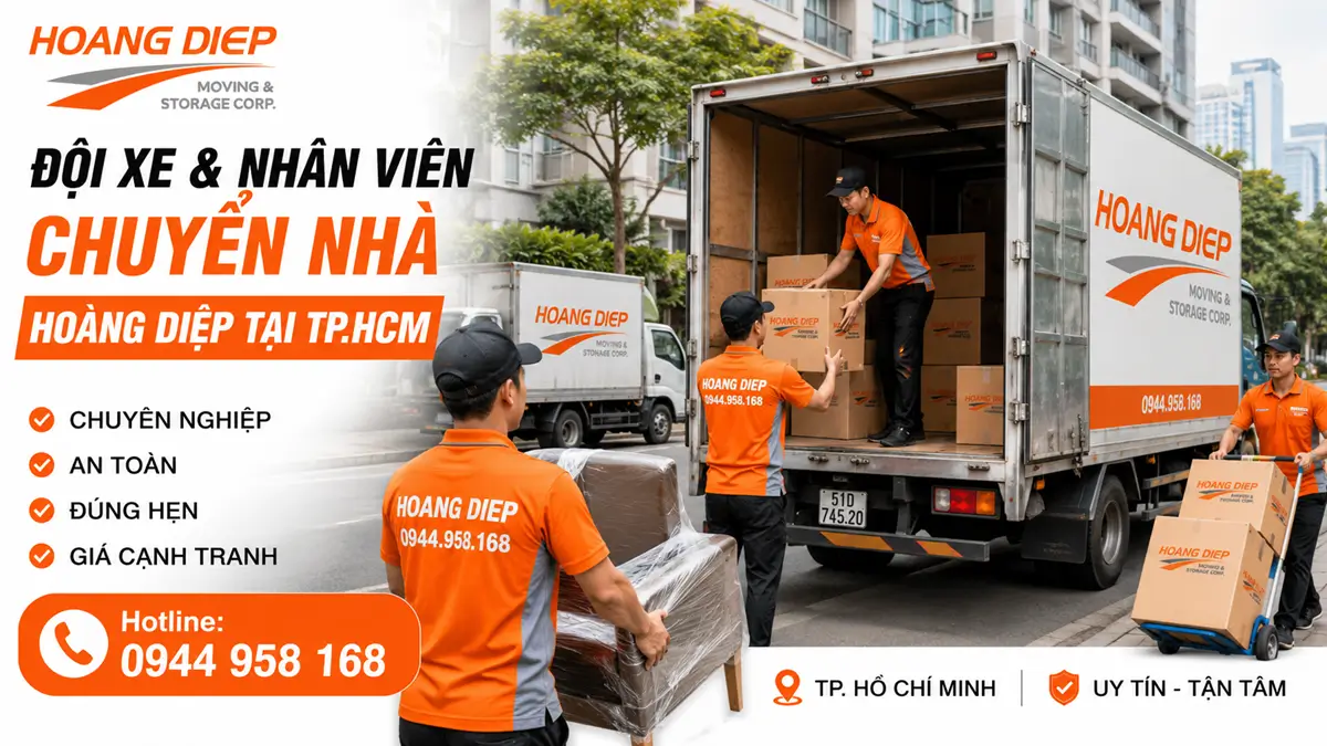 Bảng giá chuyển nhà Hoàng Diệp tại TPHCM